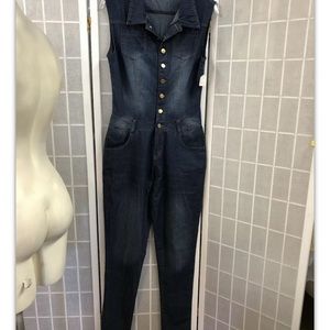 Aeropostale, Women, jumpsuits, blue, denim,SizeM.: